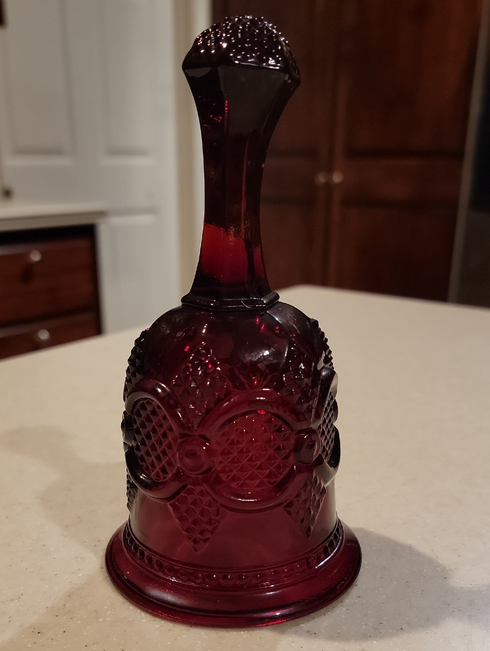 Bundle & Save BELL Avon Cape Cod Ruby Red Dinner Bell!